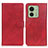 Custodia Portafoglio In Pelle Cover con Supporto A05D per Motorola Moto Edge (2023) 5G Rosso