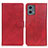 Custodia Portafoglio In Pelle Cover con Supporto A05D per Motorola Moto G 5G (2023) Rosso