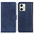 Custodia Portafoglio In Pelle Cover con Supporto A05D per Motorola Moto G54 5G Blu