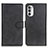 Custodia Portafoglio In Pelle Cover con Supporto A05D per Motorola Moto G71s 5G Nero