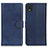 Custodia Portafoglio In Pelle Cover con Supporto A05D per Nokia C2 2nd Edition Blu