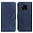 Custodia Portafoglio In Pelle Cover con Supporto A05D per Nokia C200 Blu