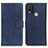 Custodia Portafoglio In Pelle Cover con Supporto A05D per Nokia G11 Plus Blu