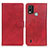 Custodia Portafoglio In Pelle Cover con Supporto A05D per Nokia G11 Plus Rosso