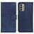 Custodia Portafoglio In Pelle Cover con Supporto A05D per Nokia G400 5G Blu