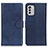 Custodia Portafoglio In Pelle Cover con Supporto A05D per Nokia G60 5G Blu