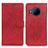 Custodia Portafoglio In Pelle Cover con Supporto A05D per Nokia X100 5G Rosso