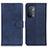 Custodia Portafoglio In Pelle Cover con Supporto A05D per OnePlus Nord N200 5G Blu