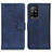 Custodia Portafoglio In Pelle Cover con Supporto A05D per Oppo A94 5G Blu