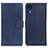 Custodia Portafoglio In Pelle Cover con Supporto A05D per Samsung Galaxy A03 Core
