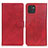 Custodia Portafoglio In Pelle Cover con Supporto A05D per Samsung Galaxy A03 Rosso