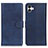 Custodia Portafoglio In Pelle Cover con Supporto A05D per Samsung Galaxy A04 4G Blu