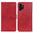 Custodia Portafoglio In Pelle Cover con Supporto A05D per Samsung Galaxy A13 4G Rosso