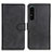 Custodia Portafoglio In Pelle Cover con Supporto A05D per Sony Xperia 1 IV Nero