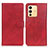 Custodia Portafoglio In Pelle Cover con Supporto A05D per Vivo V23 5G Rosso