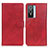 Custodia Portafoglio In Pelle Cover con Supporto A05D per Vivo Y74s 5G Rosso