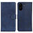 Custodia Portafoglio In Pelle Cover con Supporto A05D per Xiaomi Redmi 13C Blu