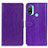 Custodia Portafoglio In Pelle Cover con Supporto A06D per Motorola Moto E30 Viola