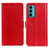 Custodia Portafoglio In Pelle Cover con Supporto A06D per Motorola Moto Edge 20 5G Rosso