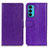 Custodia Portafoglio In Pelle Cover con Supporto A06D per Motorola Moto Edge 20 5G Viola