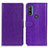 Custodia Portafoglio In Pelle Cover con Supporto A06D per Motorola Moto G Pure Viola