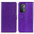 Custodia Portafoglio In Pelle Cover con Supporto A06D per Oppo A54 5G Viola