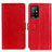 Custodia Portafoglio In Pelle Cover con Supporto A06D per Oppo A94 5G Rosso