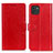 Custodia Portafoglio In Pelle Cover con Supporto A06D per Samsung Galaxy A03 Rosso