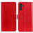 Custodia Portafoglio In Pelle Cover con Supporto A06D per Samsung Galaxy A04s Rosso