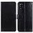 Custodia Portafoglio In Pelle Cover con Supporto A06D per Samsung Galaxy A22 4G Nero