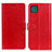 Custodia Portafoglio In Pelle Cover con Supporto A06D per Samsung Galaxy F42 5G Rosso