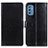 Custodia Portafoglio In Pelle Cover con Supporto A06D per Samsung Galaxy M52 5G Nero