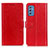 Custodia Portafoglio In Pelle Cover con Supporto A06D per Samsung Galaxy M52 5G Rosso