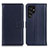 Custodia Portafoglio In Pelle Cover con Supporto A06D per Samsung Galaxy S21 Ultra 5G Blu