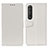 Custodia Portafoglio In Pelle Cover con Supporto A06D per Sony Xperia 1 III