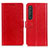 Custodia Portafoglio In Pelle Cover con Supporto A06D per Sony Xperia 1 III