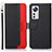 Custodia Portafoglio In Pelle Cover con Supporto A06D per Xiaomi Mi 12X 5G Rosso e Nero