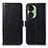 Custodia Portafoglio In Pelle Cover con Supporto A07D per Asus ZenFone 10 Nero