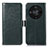 Custodia Portafoglio In Pelle Cover con Supporto A07D per Huawei Honor Magic6 Lite 5G Verde