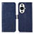 Custodia Portafoglio In Pelle Cover con Supporto A07D per Huawei Nova 11 Blu