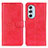 Custodia Portafoglio In Pelle Cover con Supporto A07D per Motorola Moto Edge Plus (2022) 5G Rosso