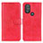 Custodia Portafoglio In Pelle Cover con Supporto A07D per Motorola Moto G Power (2022) Rosso