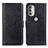 Custodia Portafoglio In Pelle Cover con Supporto A07D per Motorola Moto G51 5G