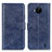 Custodia Portafoglio In Pelle Cover con Supporto A07D per Nokia C20 Plus Blu