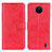 Custodia Portafoglio In Pelle Cover con Supporto A07D per Nokia C20 Plus Rosso