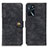 Custodia Portafoglio In Pelle Cover con Supporto A07D per Oppo A16s Nero