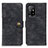 Custodia Portafoglio In Pelle Cover con Supporto A07D per Oppo A94 5G Nero