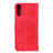 Custodia Portafoglio In Pelle Cover con Supporto A07D per Samsung Galaxy A02 Rosso