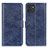 Custodia Portafoglio In Pelle Cover con Supporto A07D per Samsung Galaxy A03 Blu