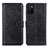 Custodia Portafoglio In Pelle Cover con Supporto A07D per Samsung Galaxy A03s Nero